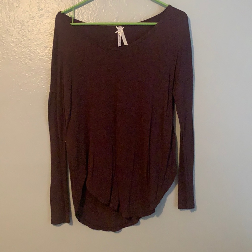 Purple Long Sleeve T shirt